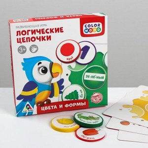 Развивающая игра «Логические цепочки. Цвета и формы»