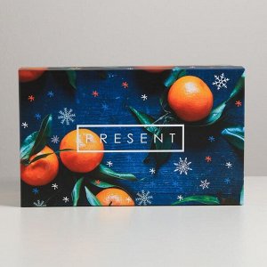 Коробка подарочная «С новым годом!», 32,5 - 20 - 12,5 см