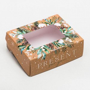 Коробка складная «Present», 10 ? 8 ? 3.5 см