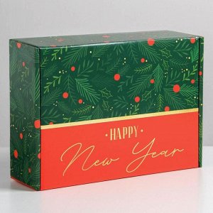 Складная коробка «С новым годом», 30,7 ? 22 ? 9,5 см