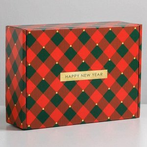 Складная коробка «Волшебного нового года», 30,7 - 22 - 9,5 см