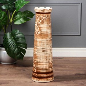 Ваза напольная "Замок", бамбук, 66 см, микс, керамика