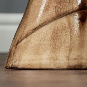 Ваза напольная "Текила", под дерево, керамика, 41 см