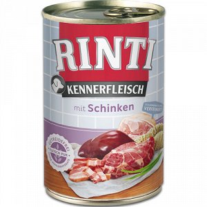 Rinti Kennerfleisch конс 400гр д/соб Ветчина (1/24)