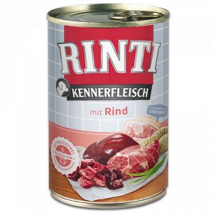 Rinti Kennerfleisch конс 400гр д/соб Говядина (1/24)