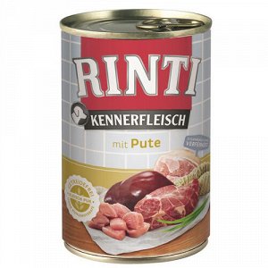 Rinti Kennerfleisch конс 400гр д/соб Индейка (1/24)