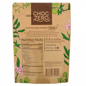 ChocZero, Dark Chocolate with Sea Salt, Almonds, Sugar Free, 6 Bars, 1 oz Each