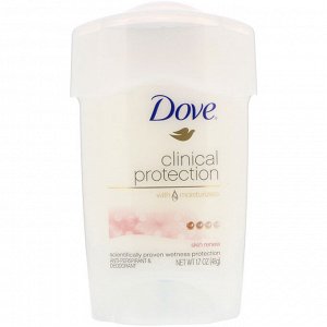 Dove, Clinical Protection, дезодорант-антиперспирант, «Обновление кожи», 48 г (1,7 унции)