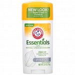 Arm &amp; Hammer, Essentials с натуральными цитрусовыми дезодорирующими компонентами, дезодорант, без запаха, 71 г (2,5 унции)