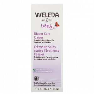 Weleda, Baby, Diaper Care Cream, White Mallow Extracts, 1.7 fl oz (50 ml)