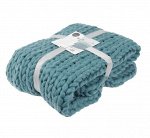 Плед Cosy 130x160 см трикотаж цвет голубой
