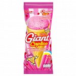 Воздушный десерт Giant Caplico Клубничный в вафельном рожке 28гр (10)*12  0788