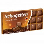 Schgotten Шоколадная плитка Caramel Brownie 100g Германия