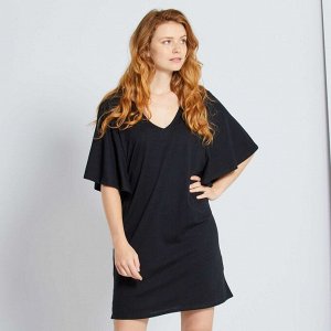 Платье-футболка Eco-conception - черный