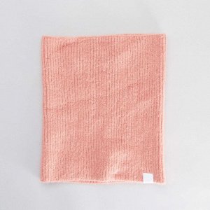 Трикотажный шарф-снуд - розовый