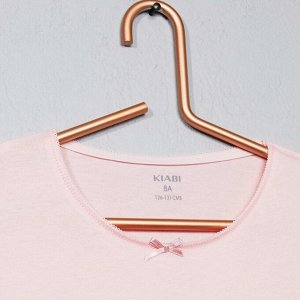 Комплект из 3 однотонных футболок - белый/розовый