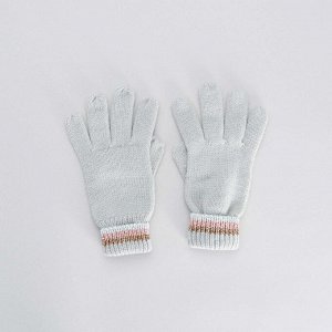 Трикотажные перчатки - серый