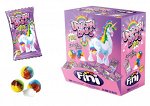 Карамель леденцовая &quot;Unicorn balls&quot; (Яйца Единорога) 5 гр. кислые FINI Испания