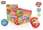Ж. резинка Рулетка Crazy Roll 4 вкуса арбуз, клубника, яблоко, ежевика Johny Bee 24 шт.