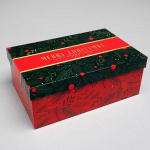 Набор подарочных коробок 5 в 1 «С Новым годом», 32,5 х 20 х 12,5 - 22 х 14 х 8,5 см