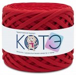 КОТЭ / Трикотажная пряжа / 7-9 мм / Красный
