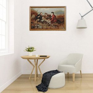 Гобеленовая картина "Привал" 48х75 см