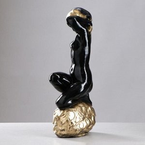 Фигура "Нимфа" черное золото 56х22см