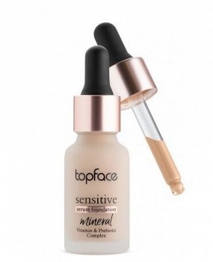 Topface Тональный крем на мин.основе "Sensitive Serum Foundation"(15мл.) тон 2