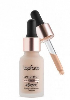 Topface Тональный крем на мин.основе "Sensitive Serum Foundation"(15мл.) тон 3