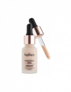 Topface Тональный крем на мин.основе "Sensitive Serum Foundation"(15мл.) тон 4