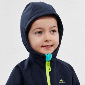 Куртка софтшелл походная MH550 детская 2–6 лет QUECHUA