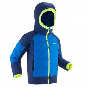 Куртка лыжная очень теплая водонепроницаемая для детей синяя 580 warm