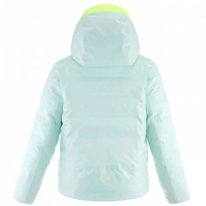 Куртка лыжная очень теплая водонепроницаемая для детей зеленая 580 warm
