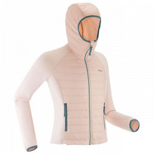 Куртка лыжная для фрирайда 3 в 1 детская зеленая 900 wedze