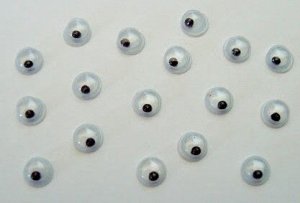 Глазки бегающие со зрачками 4мм набор