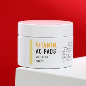 Пилинг-диски с AHA и BHA кислотами и витаминами A'PIEU Vitamin AC Pad, 36 шт, 60 г