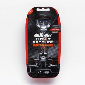 Станок бритвенный Gillette Fusion ProGlide Power Silver F1 1 кассета