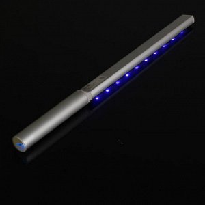 Лампа ультрафиолетовая портативная, UV-LT-202-С, алюминий, сменный аккумулятор, 22х345 мм