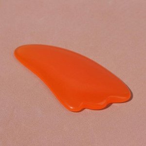 Массажёр гуаша «Скребок», 9,5 ? 5,5 см, цвет оранжевый 5161856