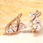 Серьги позолота  H01-7486