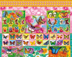 Раскраска А3 "Бабочки"