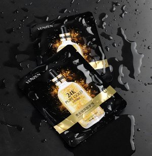 Маска-салфетка с золотом 24k pure gold, 25гр