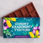 Шоколад молочный «Самому классному учителю»: 27 г