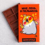 Шоколад молочный «Мне лень, я пельмень»: 27 г