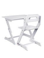 Комплект Конек - мини (стул+стол) Белый