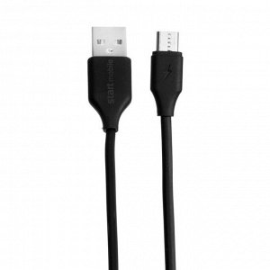 Кабель "Старт", micro USB - USB, 2.1 А, 1 м, черный