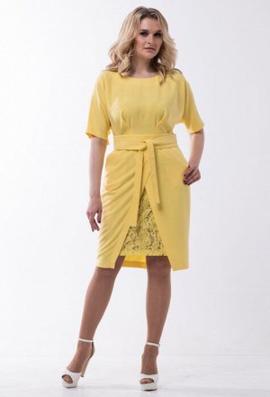 Платье Amelia Lux 0970 желтый