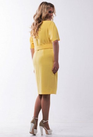 Платье Amelia Lux 0970 желтый