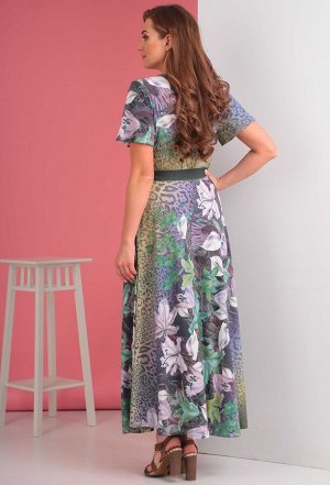 Платье Anastasia Mak 510 фиолетовый лилии