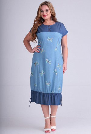 Платье Anastasia Mak 719 голубой